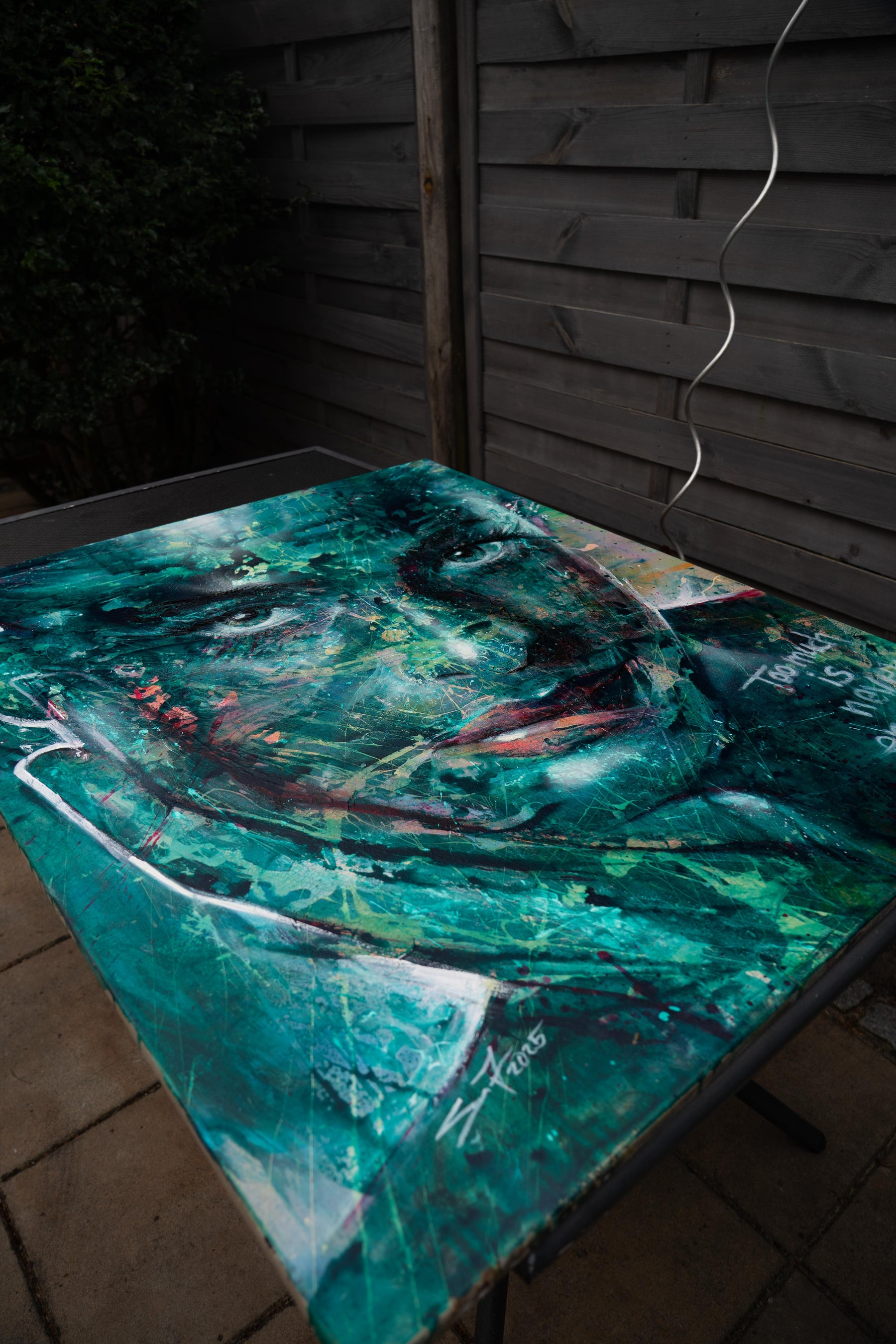 „Too Much Is Never Enough“ - 120 x 100 cm