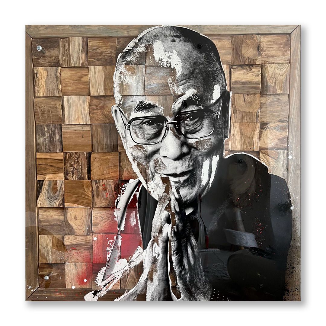 Dalai Lama - 100 x 100 cm