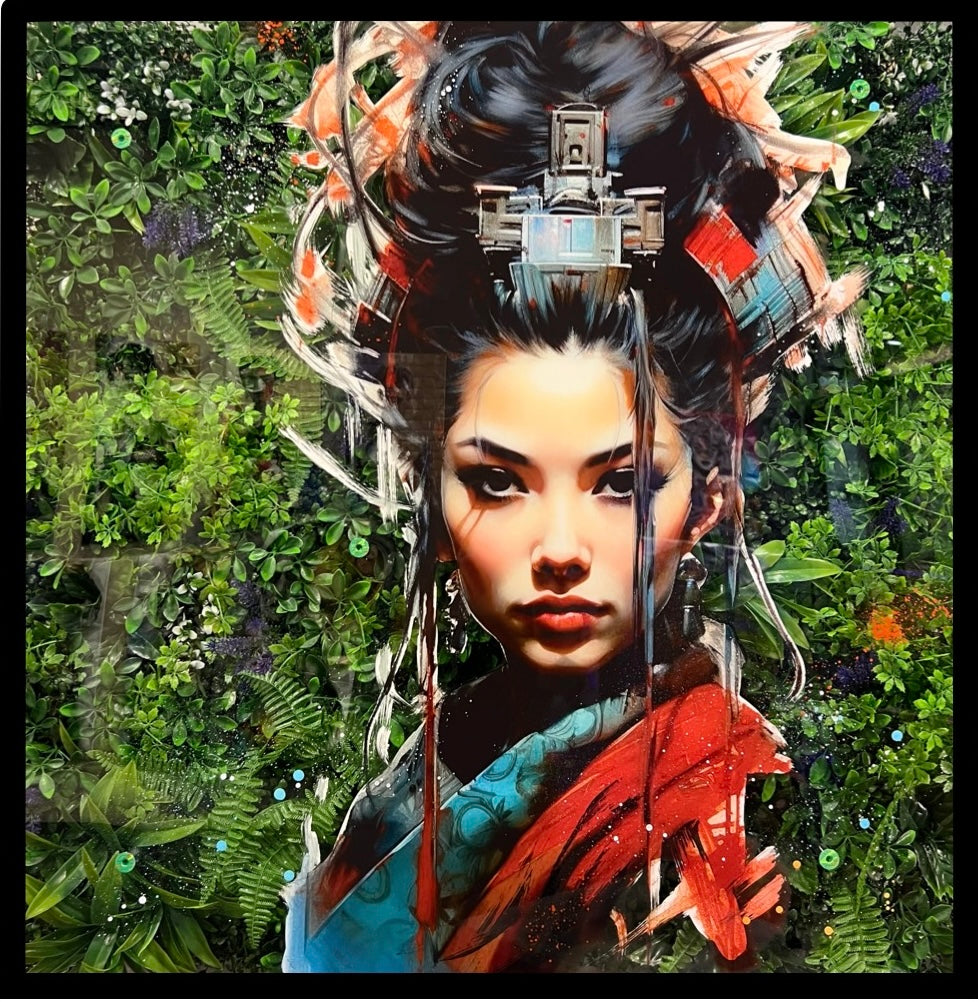 Geisha 100 x 100 cm