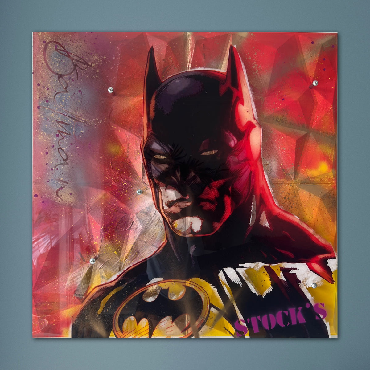 Batmann - 100 x 100 cm