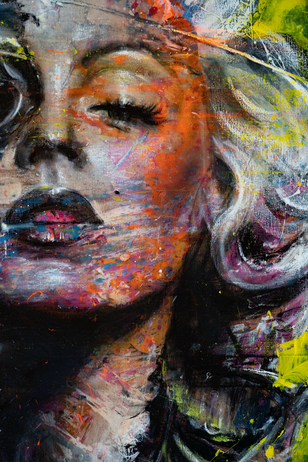 „Singularity“ Model IV - 150 x 110 cm mit Schattenfugenrahmen - LEASING