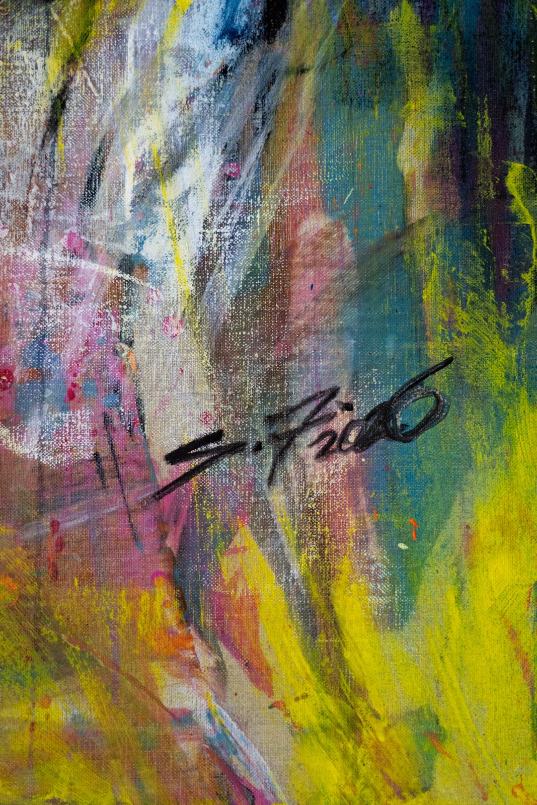 „Singularity“ Model IV - 150 x 110 cm mit Schattenfugenrahmen - LEASING